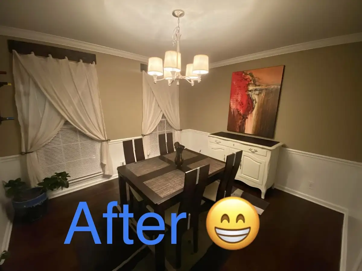 Professional dining room restoration after water damage in Crystal City